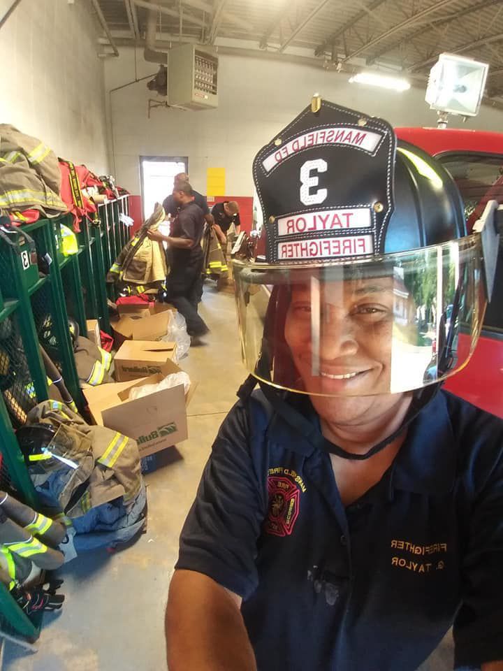 Mansfield firefighter Gwen Taylor
